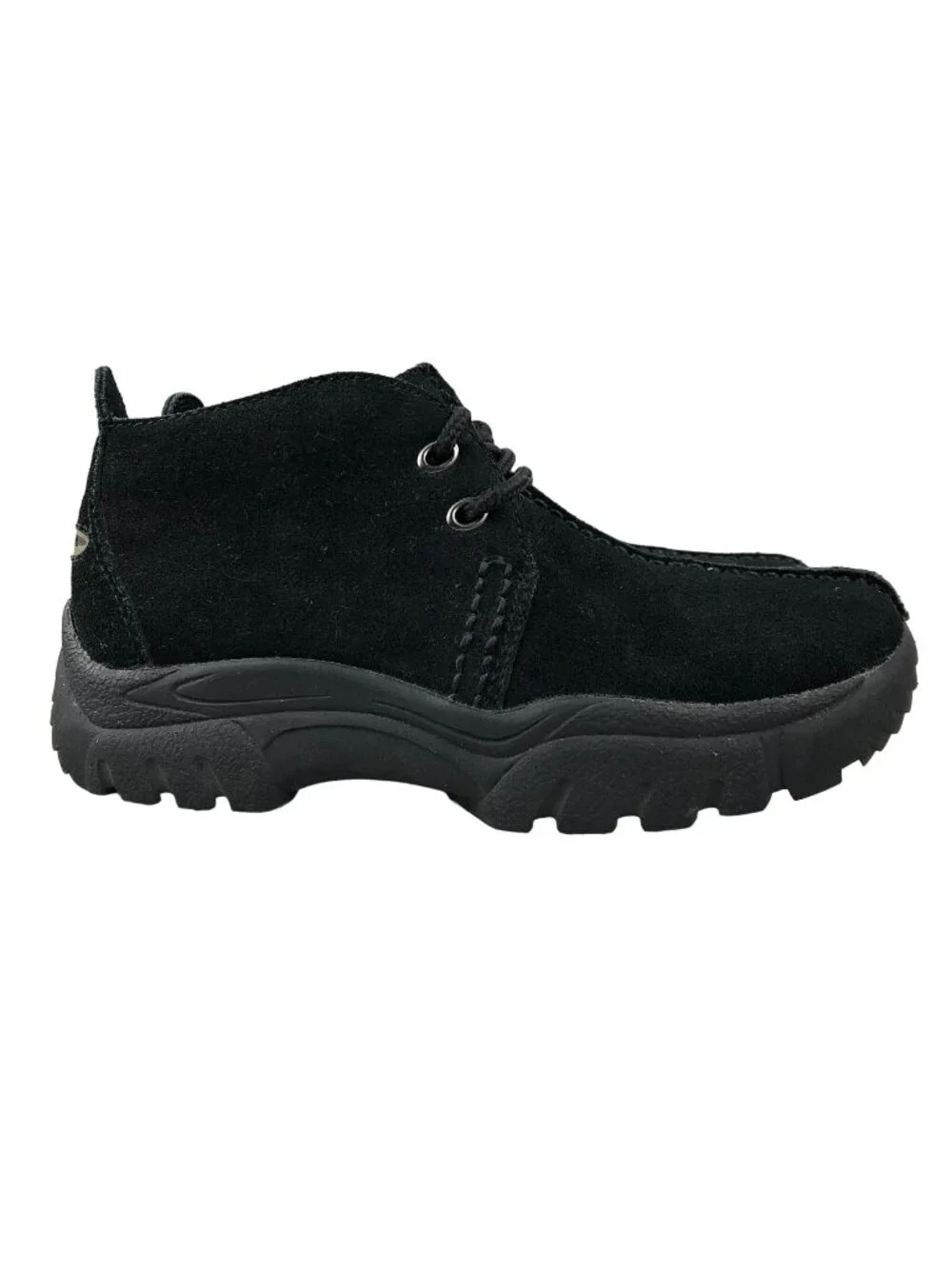 Roper Women's Size 5 Black Suede Split Toe Lace-Up Ankle Chukka Boots 21-602-421